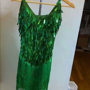 Green Flapper dress!